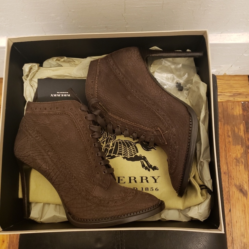 Burberry Brogue Gairloch Ankle Booties